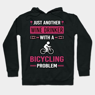 Wine Drinker Bicycling Bicycle Bicyclist Cycling Cycle Cyclist Hoodie